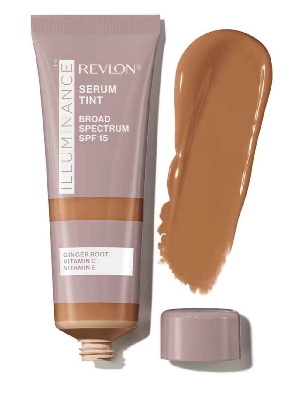 Revlon Illuminance Tinted Serum,Triple Hyaluronic Acid,SPF 15, 505 Rich Sand